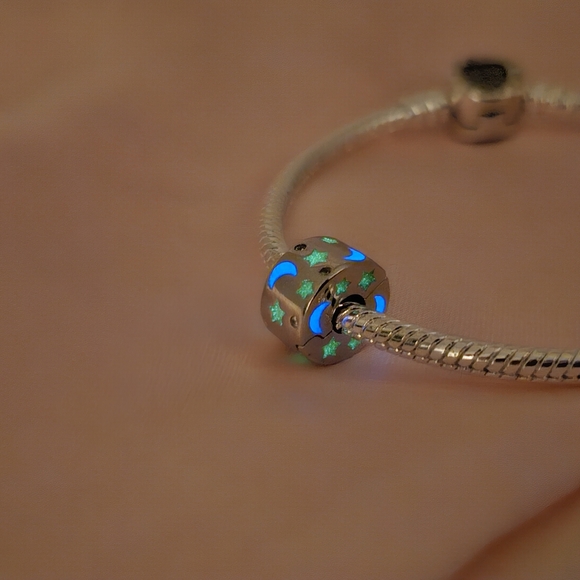 Glow in the dark Charm For Bracelet Ale S925. - Picture 3 of 7